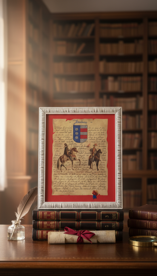 Pergamino Heraldico con Marco